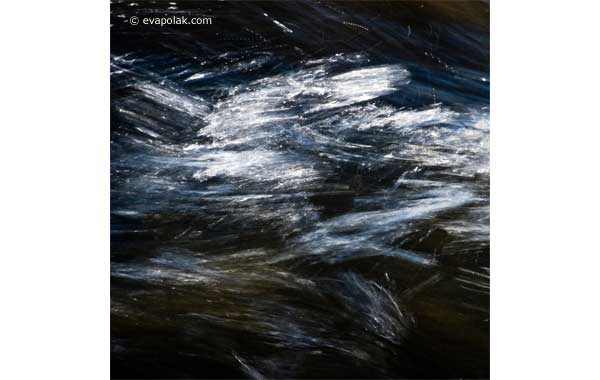 Sculptured by tide abstract water